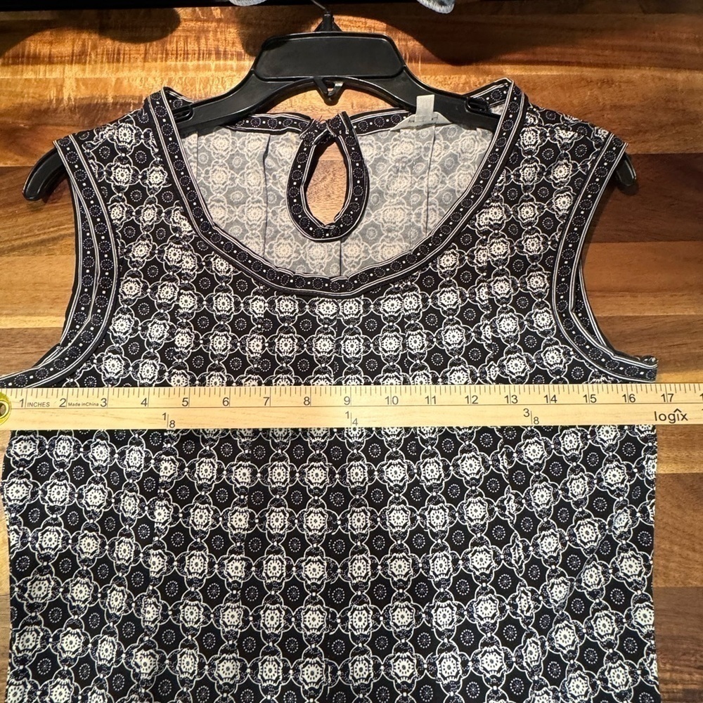 Max Studio Geometric Print Dress Medium - Picture 4 of 6